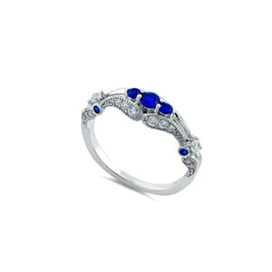 ♥️ ROYAL BLUR STERLING SILVER RING